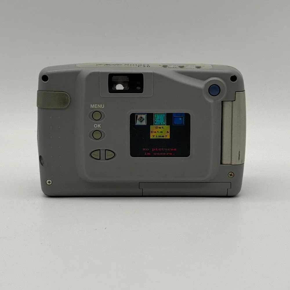 HP PhotoSmart C30 Digital Camera C5386A Silver 1MP Vintage Y2K Digicam TESTED